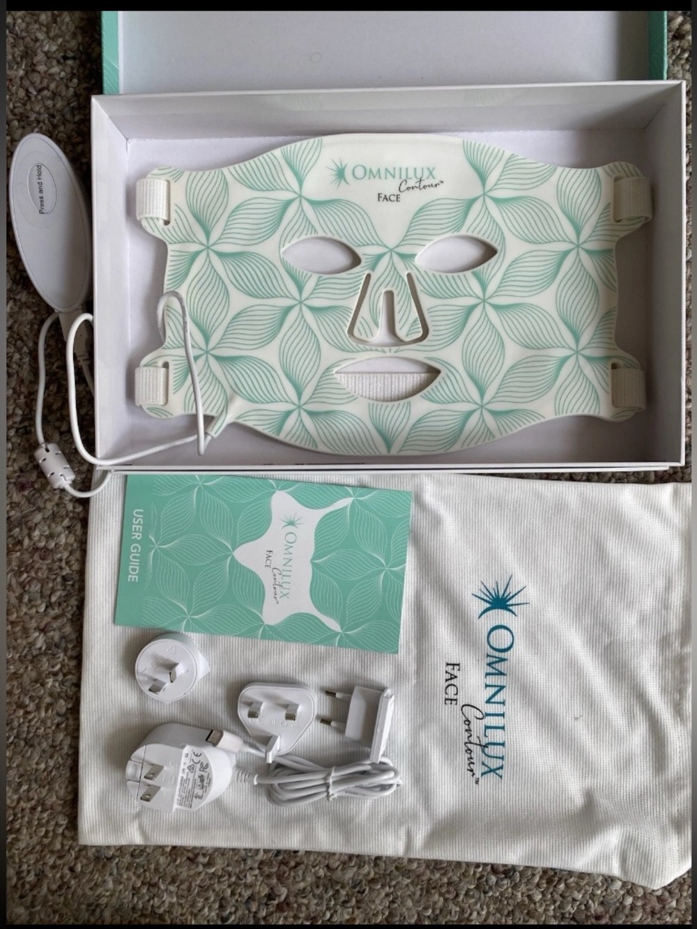 OMNILUX Contour FACE Therapy Mask Original Kit Not Working